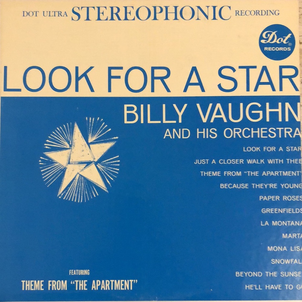 Billy Vaughn Look For A Star Vinyl Lp '60